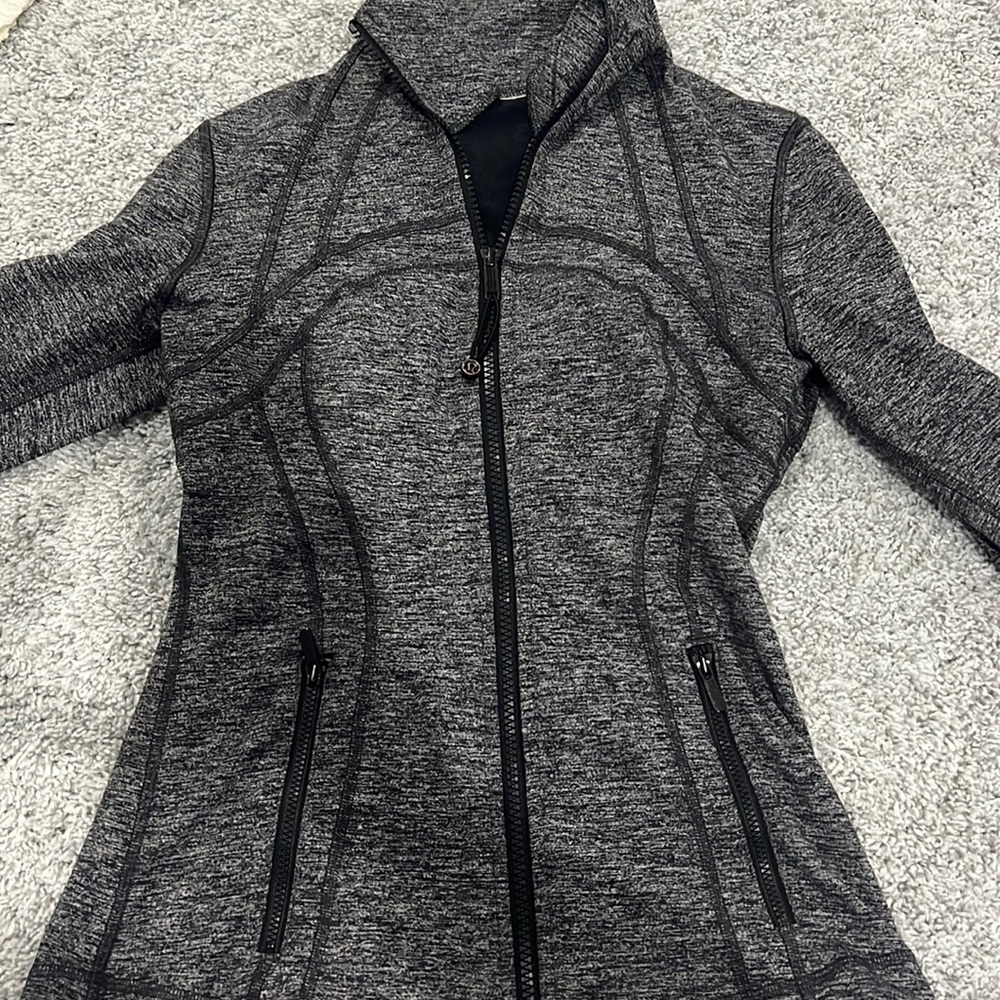 grey define jacket
